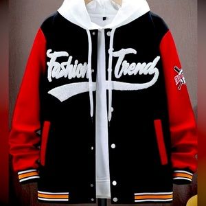 varsity jacket it’s a size L